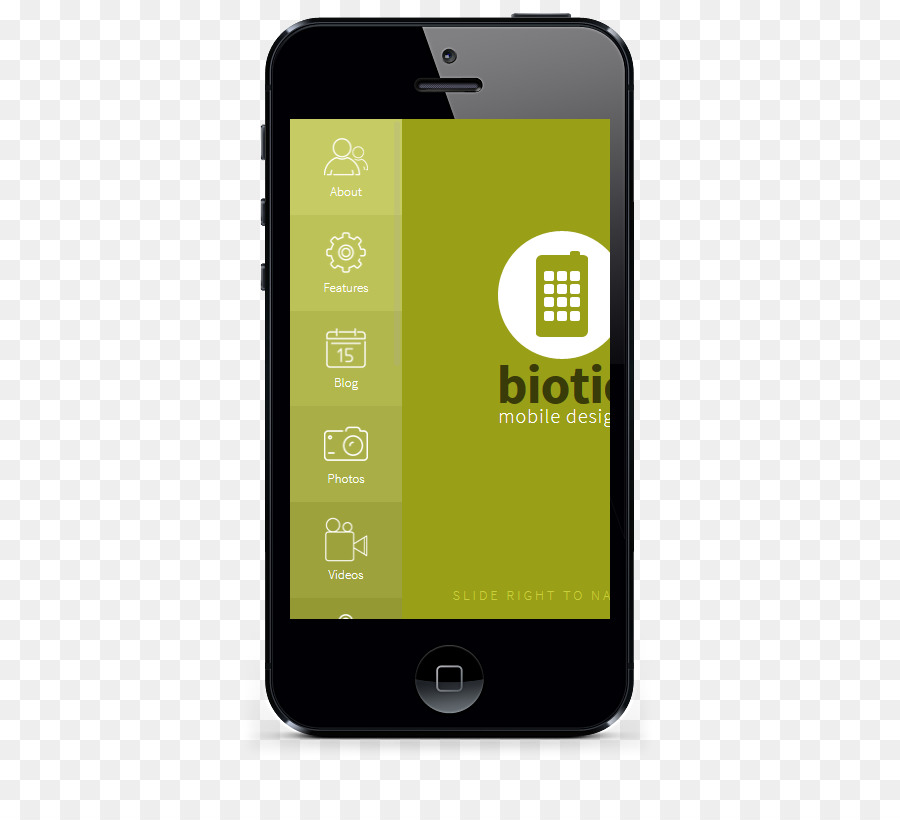 User-interface-design Mobile app iPhone - kreative Speisekarte