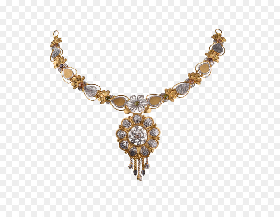 Halskette-Ohrring-Singapur-Schmuck-Gold - Halskette