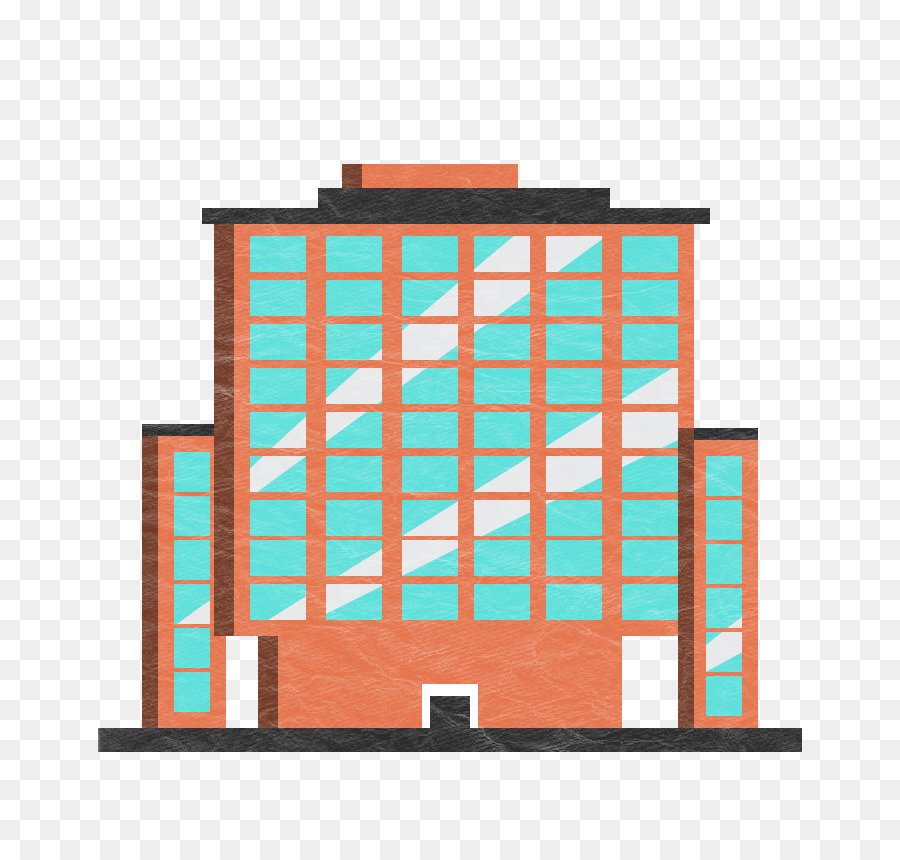 Vektor-Grafik-Kommerzielle Gebäude, Illustration Office - Gebäude