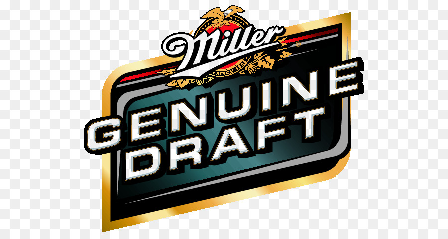 Beer Miller Genuine Draft Logo Cce Barile - progetto di vettore