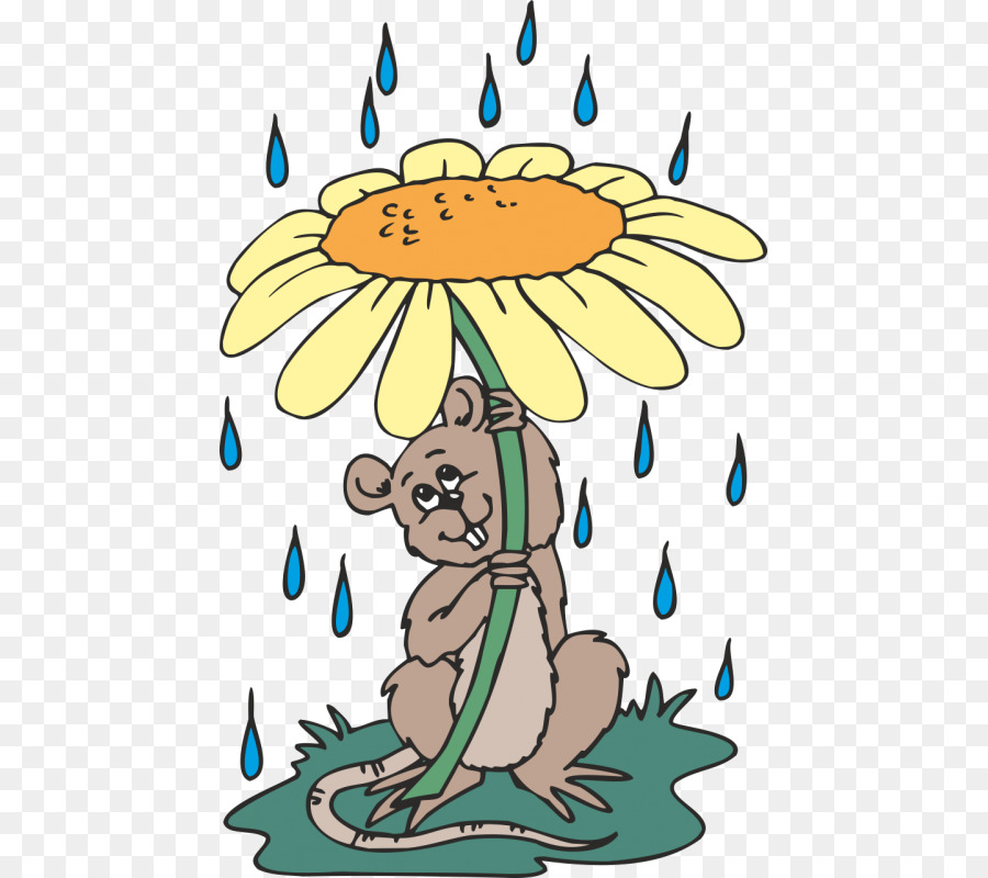 Clipart di Pioggia, Immagine Fiore aprile doccia - Pioggia