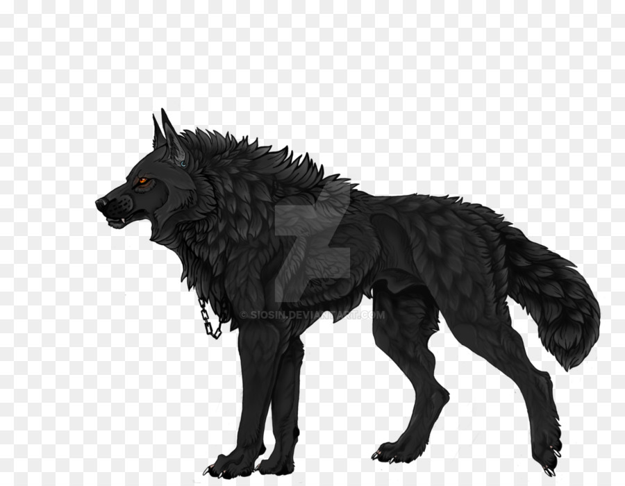 Gray-wolf-Kunst-Zeichnung Werwolf in der Stadt - fantasy Stadt