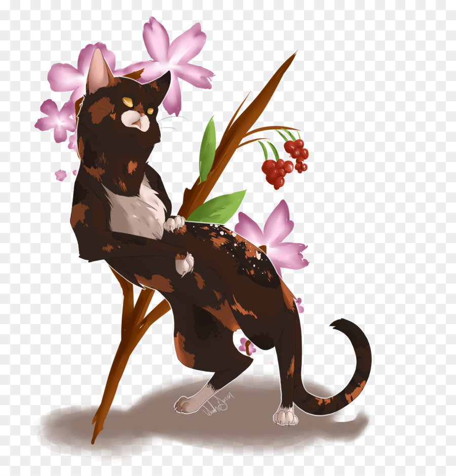 Domestico gatto pelo corto Cucciolo Mouse Guerrieri - foglia di disegnare