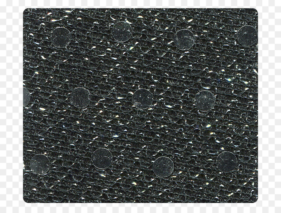 Glitter Rechteck Schwarz M - Punkt Material