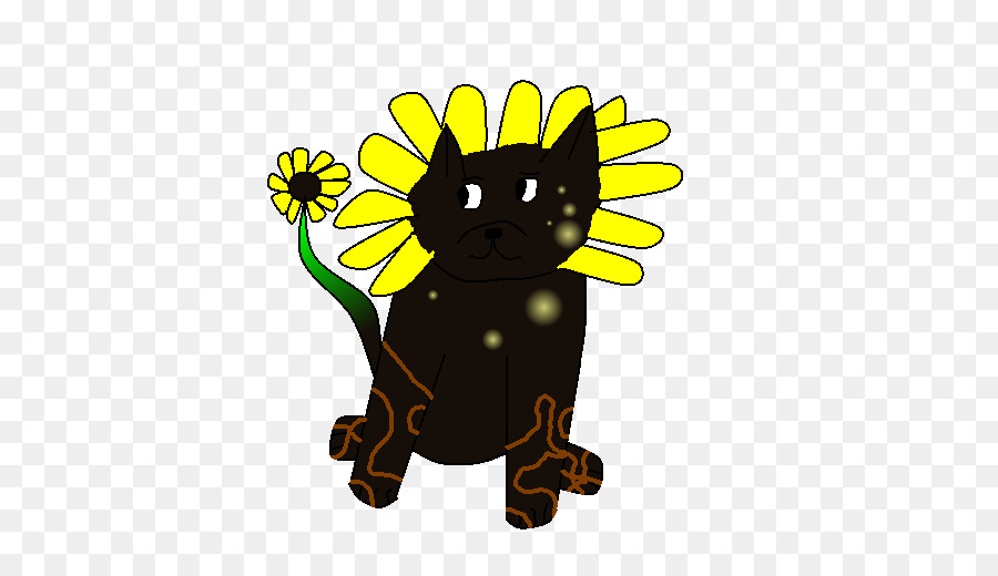 Big cat Säugetier, sunflower m, Clip-art - Katze
