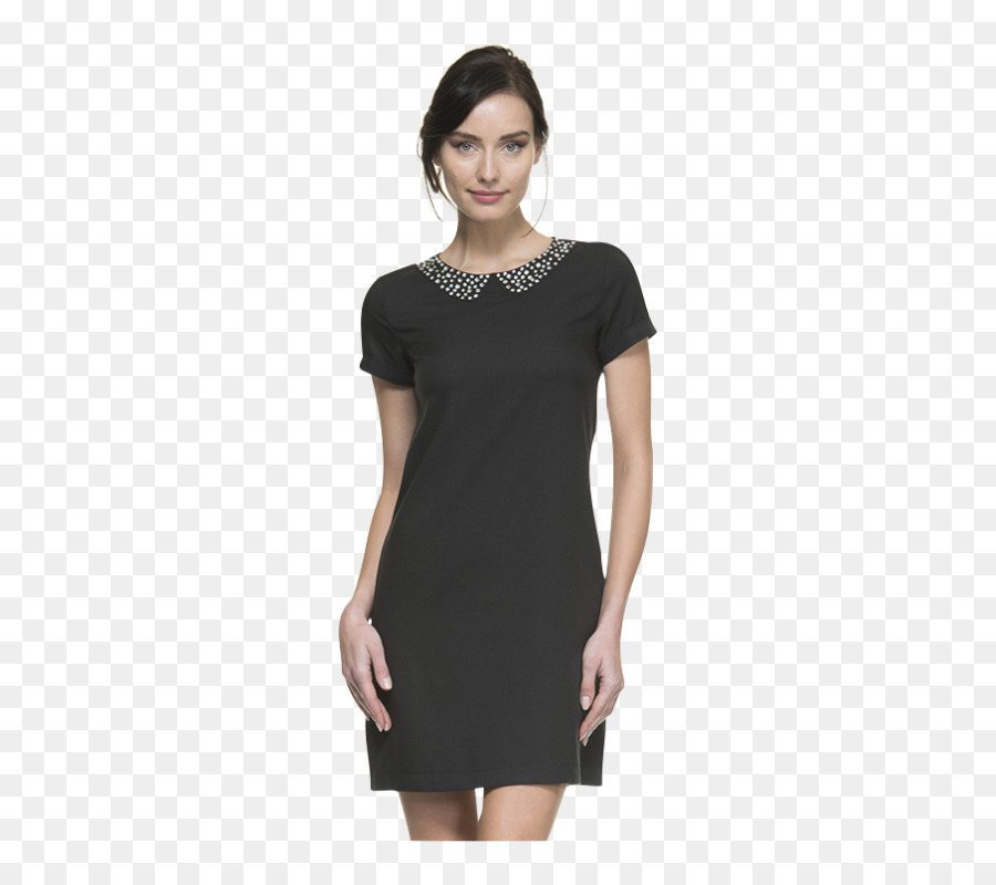 Kleine schwarze Kleid T shirt Sleeve Bodysuit - extrem einfach