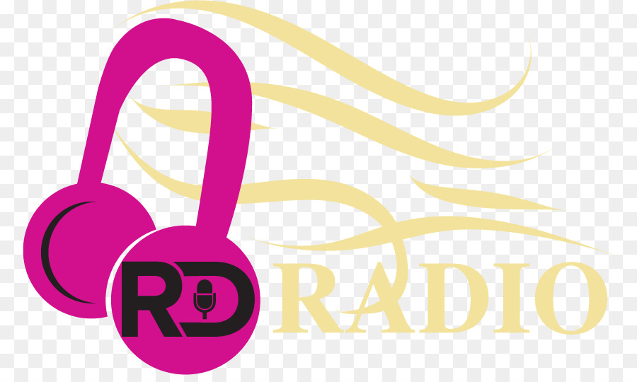 Kopfhörer Logo Radio Programm Produkt design - Radiosendung