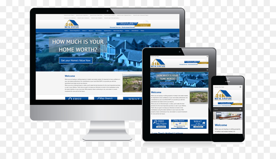 Website Real-Estate-Web-Seite, Web-design-Business - schöne Immobilien