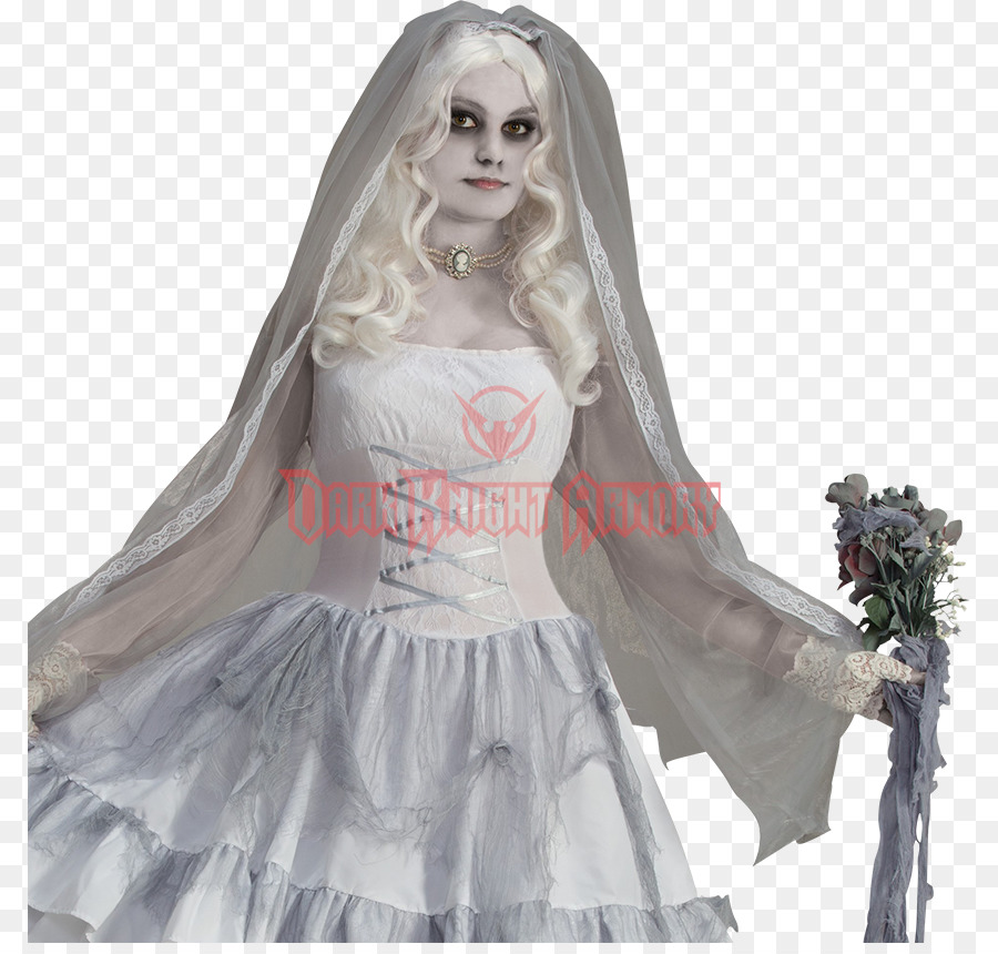Braut Halloween-Kostüm Hochzeitskleid - Braut