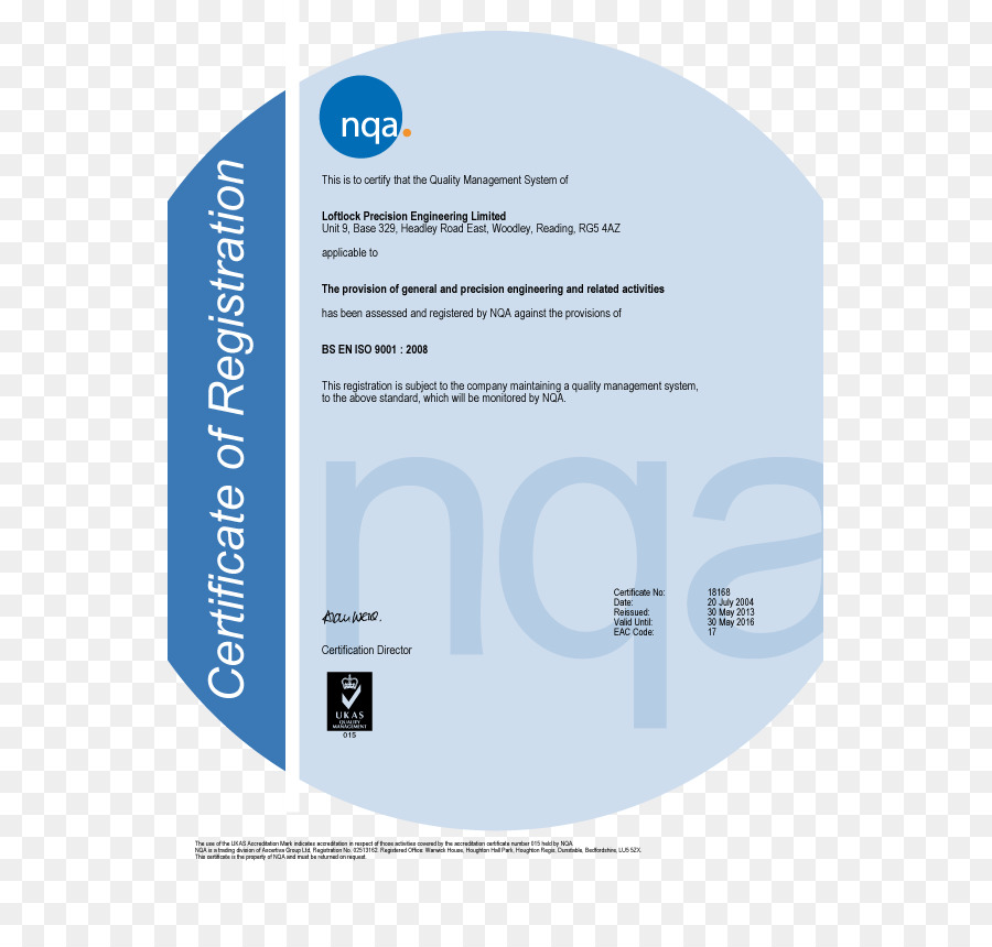 La Certificazione ISO 9000 gestione per la Qualità di garanzia della Qualità Aziendale - certificato di formazione