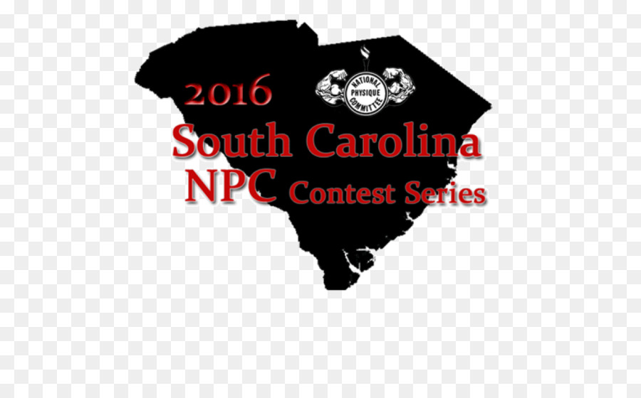 South Carolina, Weiß, Grau Logo Schriftart - bodybuilding Männer