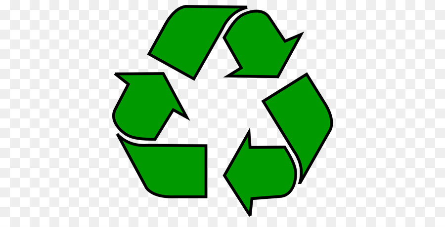 Recycling-symbol Büroklammer-Kunst-Logo - Abfälle