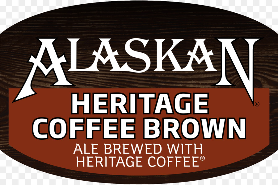 Brown Ale India Pale Ale Logo Sapore dell'Alaska - luce di colore marrone