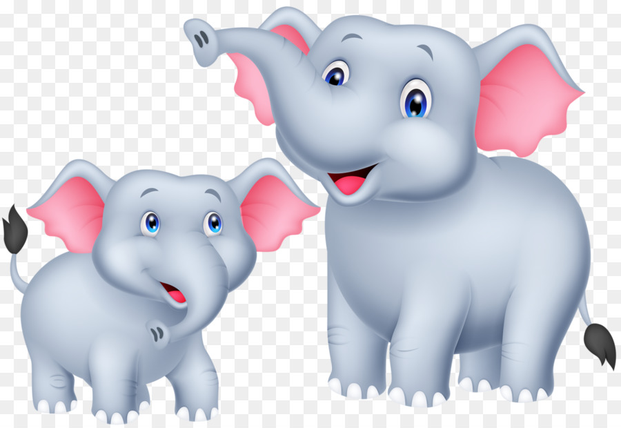 Vektor-Grafik-Zeichnung-Illustration-Elefanten-Royalty-free - Elefanten