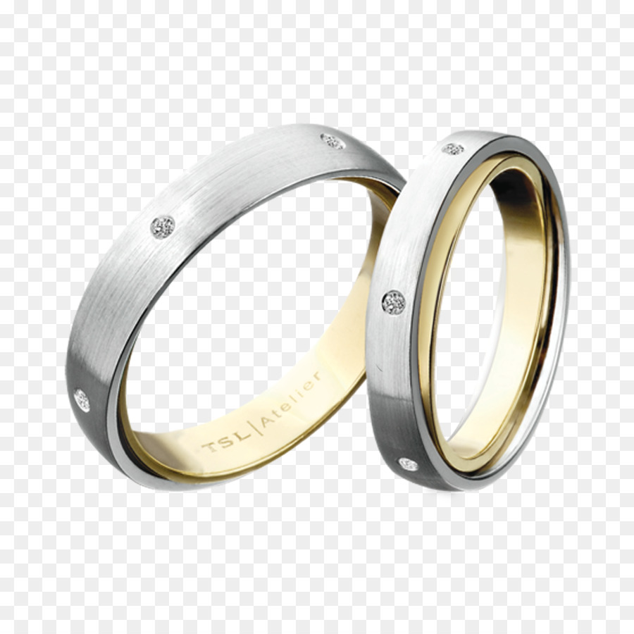 Hochzeits ring Silber Gold Schmuck - ring material