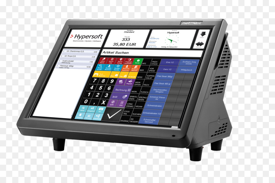 Point of sale Electronic visual display device Computer terminal Computer hardware - alles in einem