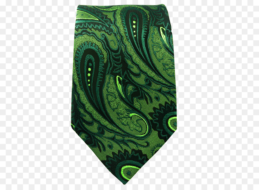 Paisley Cravatta Verde Fazzoletto Di Seta - setosa