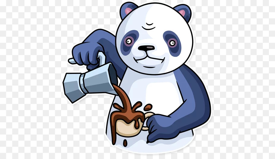 Bär Giant panda Clip art Sticker Säugetier - tragen