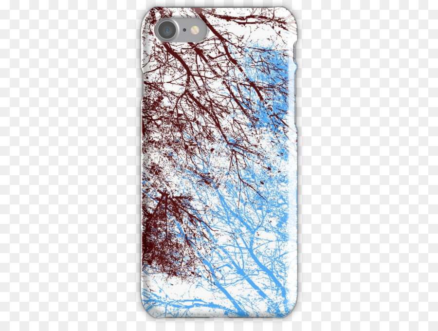 Winter Karte Verzweigung Handys iPhone - Baum Abstrakt