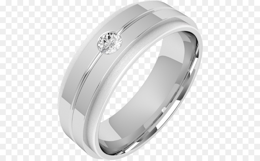 Hochzeit ring Brillant Diamant Schmuck - Herren flat material