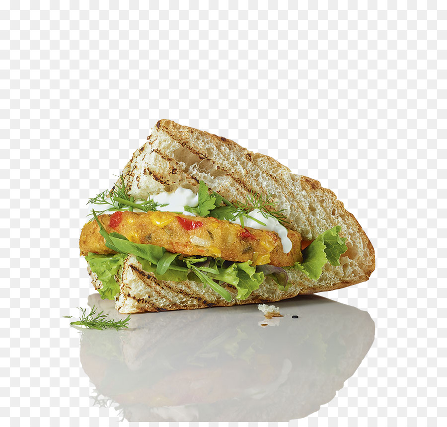 Vegetarische Küche des Frühstückssandwiches Veggieburger Schinken- und Käsesandwich - Gemüse burger