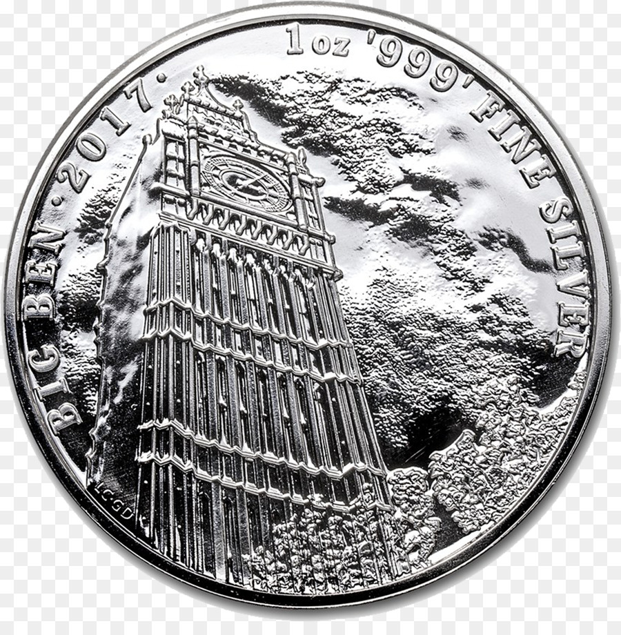 Il Big Ben e il Tower Bridge Royal Mint punti di riferimento della gran Bretagna Moneta - Metallo Moneta