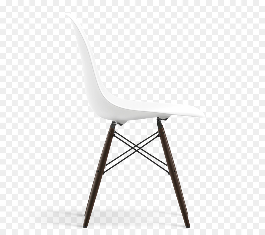 Plastic Side Chair Acer nigrum Charles e Ray Eames Vitra - sedia