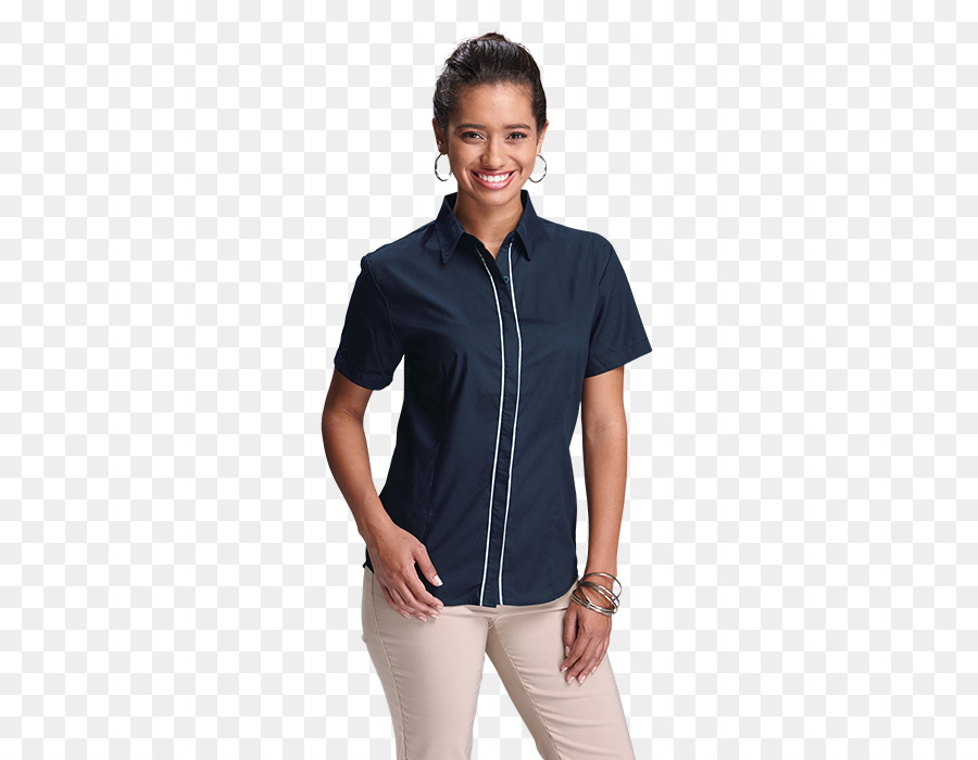 T-shirt Blau Sleeve Polo-shirt von Esprit Holdings - weiß kurze ärmel