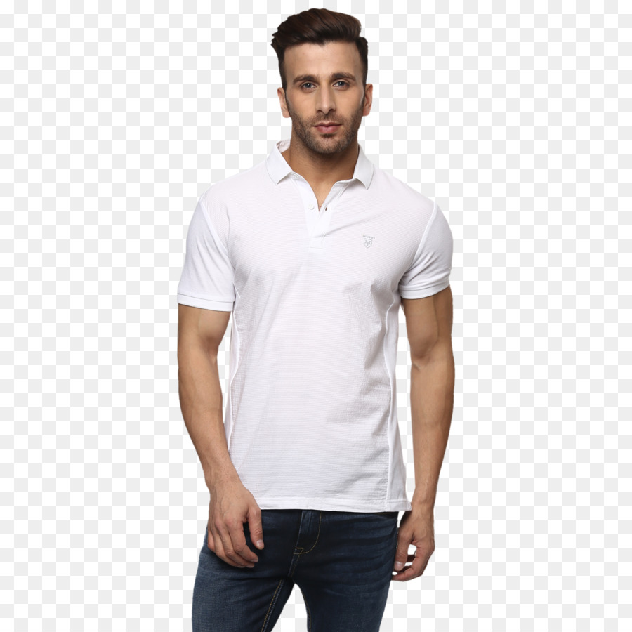 T-shirt Polo camicia Bianco - Maglietta