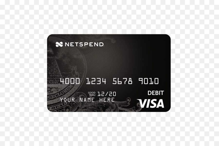 Carta di debito prepagata carta di pagamento per il servizio di carta di Pagamento carta di Credito - nero business card design