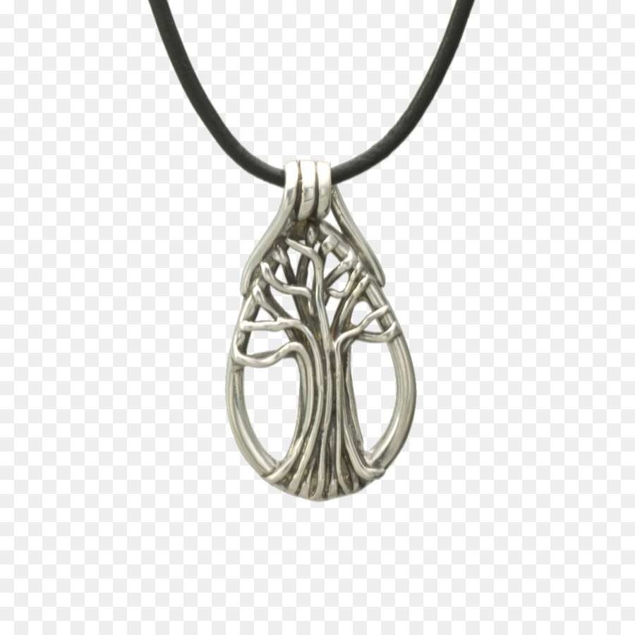 Medaillon Halskette Silber Symbol - Baum Sammlung