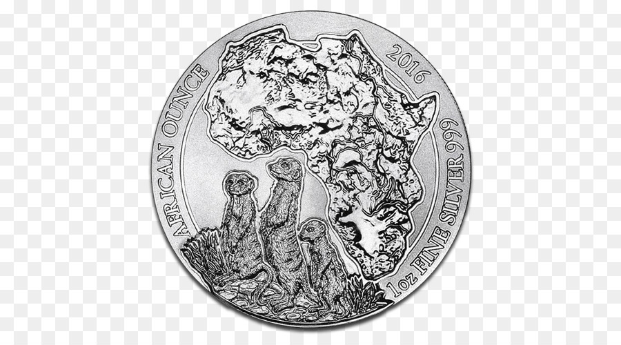 Erdmännchen-Silber-Münze Südafrika - Metall Münze