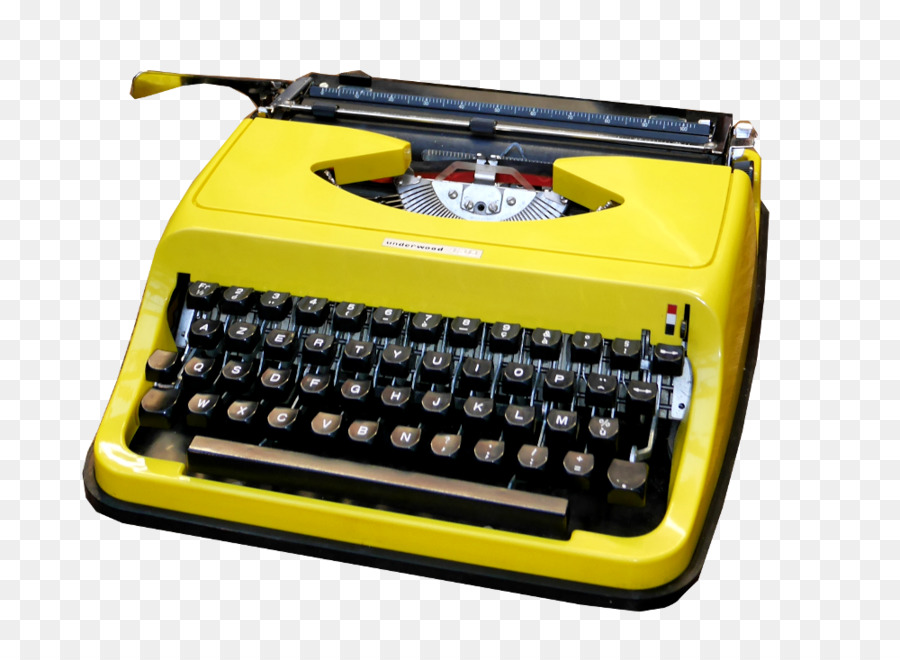 Underwood Typewriter Company-Maschine Famille Japy Gelb - Schreibmaschine Maschine alt