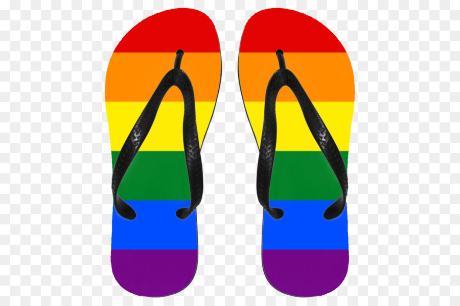 Flip-flops, Clip-art Produkt-design Schuh - Regenbogen flip flop