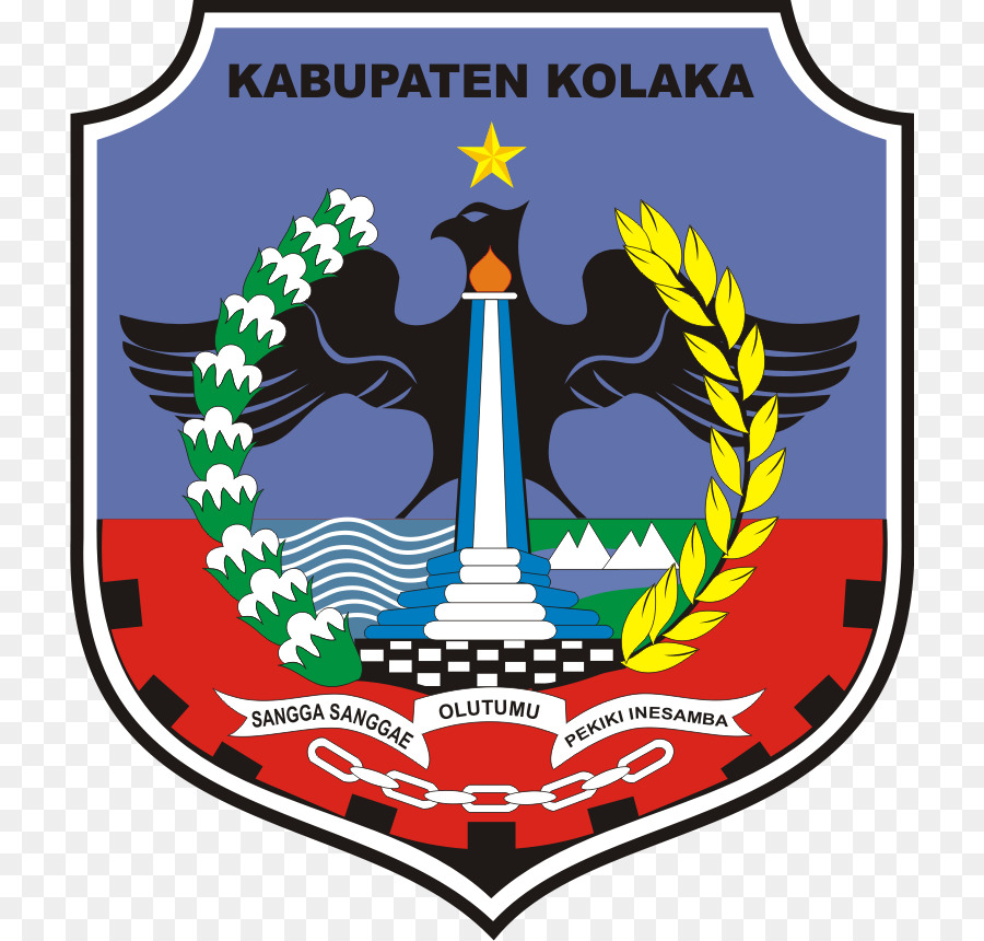 Kolaka Regency Watubangga Tanggetada Logo - hintergrund abu abu merah