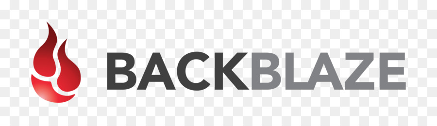 Backblaze-Logo Marke-Produkt-design - laptop zurück