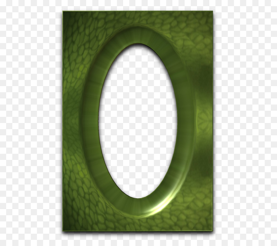 Grüne Bilderrahmen Bild - rahmen oval