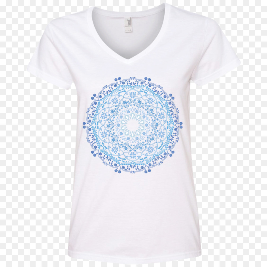 T-shirt-Ausschnitt Sleeve Flip-flops - Blaues T shirt Design