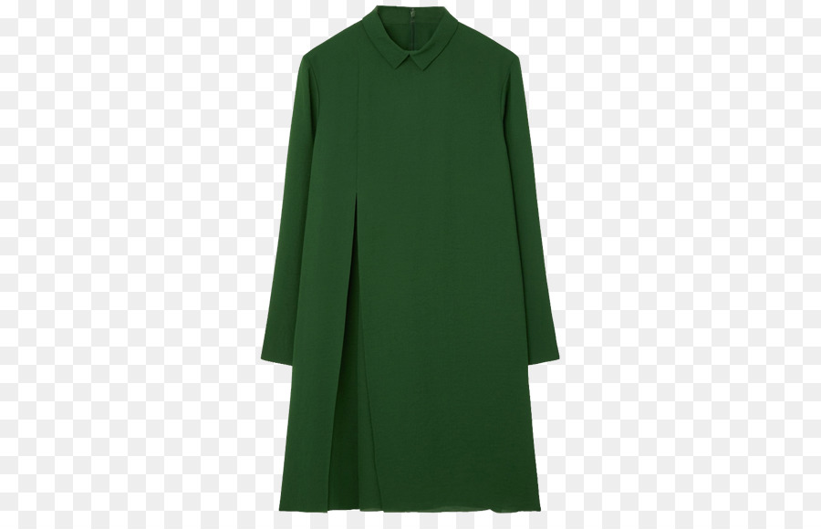 Verde Neck Dress - in raso di seta