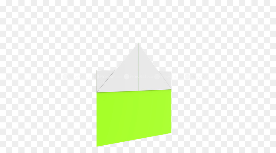 Triangolo di progettazione del Prodotto Marchio Verde - Cartoon aeroplano di carta