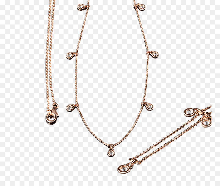 Halskette Körper Schmuck Silber Kette - Halskette