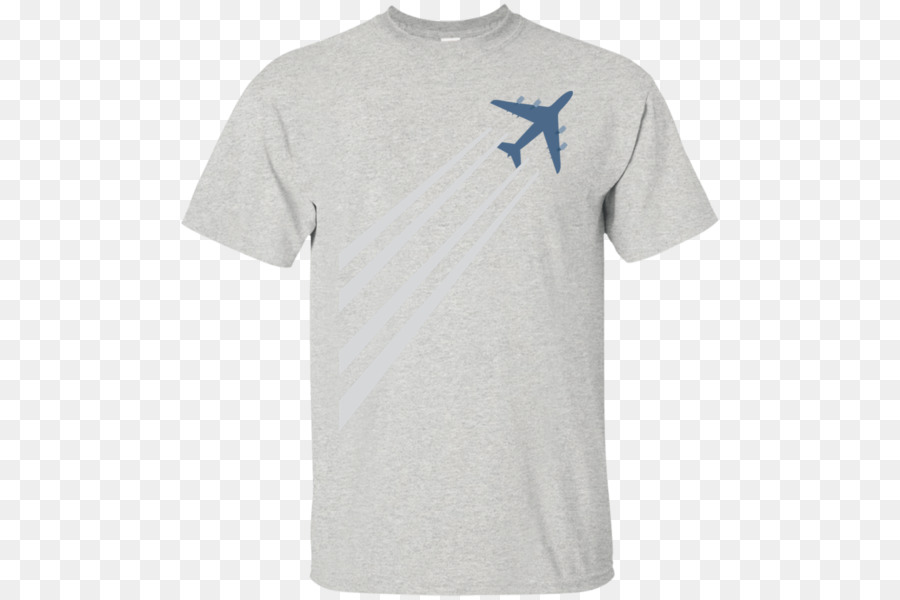 Gedruckt T-shirt-Gildan Activewear Robe - Himmel Flugzeuge