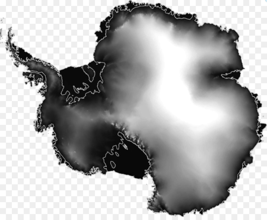 West-Antarktis Flat-Earth-Karte - Erde
