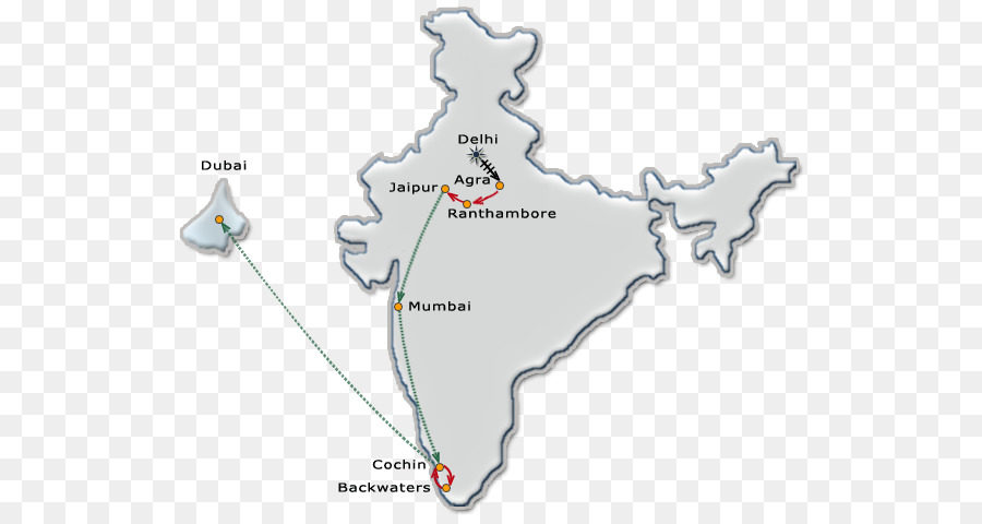 Segno di acqua Nepalese lingua itinerario di Viaggio Mappa - dubai agenzia di viaggi