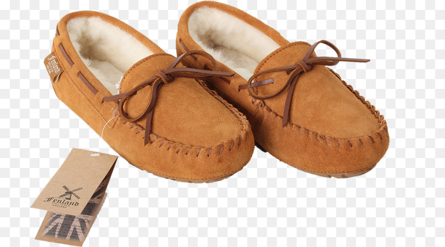 Pantofola Slip on scarpa in pelle Scamosciata a Piedi - pelle di pecora