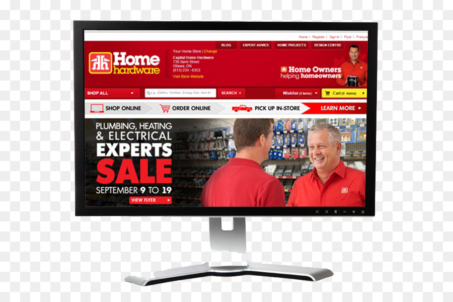 Computer Monitore Online-Werbung Fernseh-Multimedia-Display-Werbung - Home Hardware