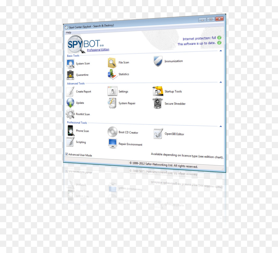 Spybot – Search & Destroy anti-spyware Software per Computer di Malware Antivirus software - argomenti di rete