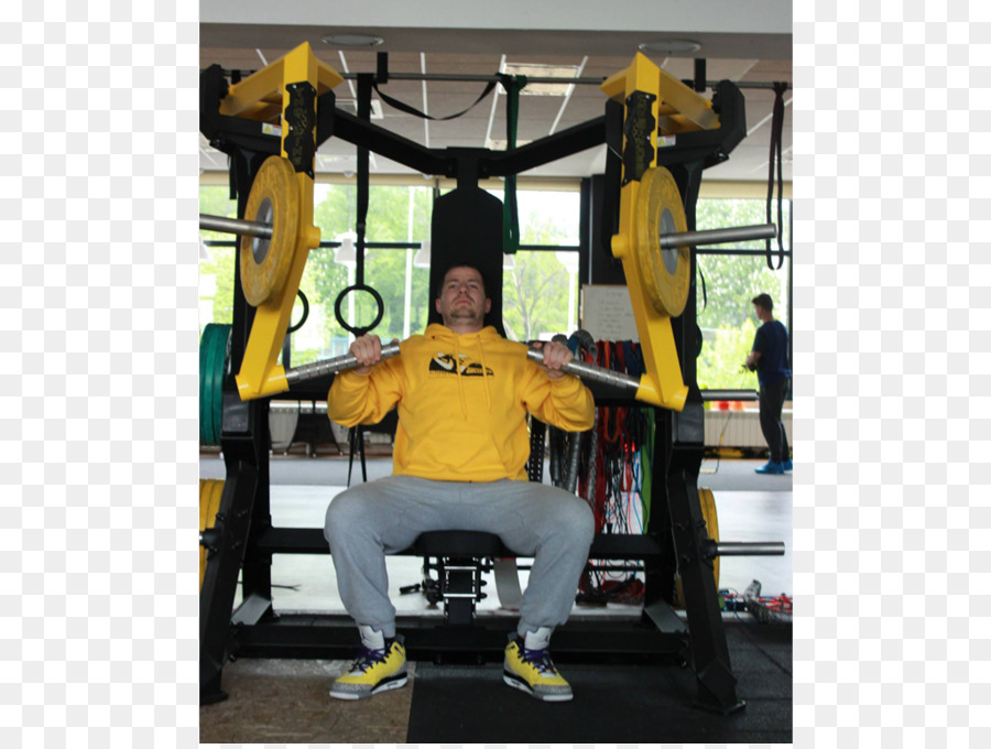 Sollevamento pesi Peso della Macchina di formazione di Veicolo Olimpico di sollevamento pesi - fitness cartolina