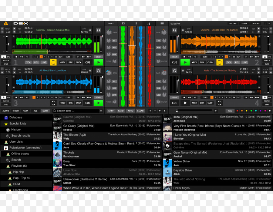 Computer Software Virtual DJ software DJ il Disc jockey Mixxx - ktv creativo