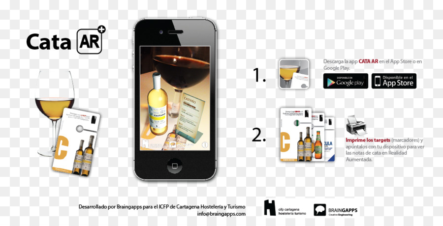Smartphone-Produkt-design-Kommunikation - app flyer